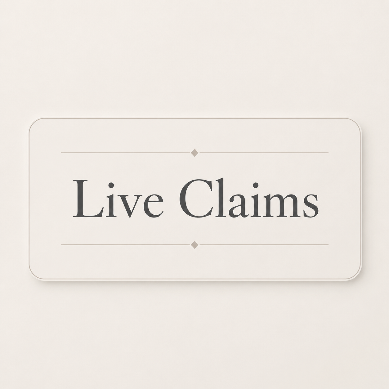 Live Claims