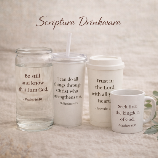 Scripture Drinkware