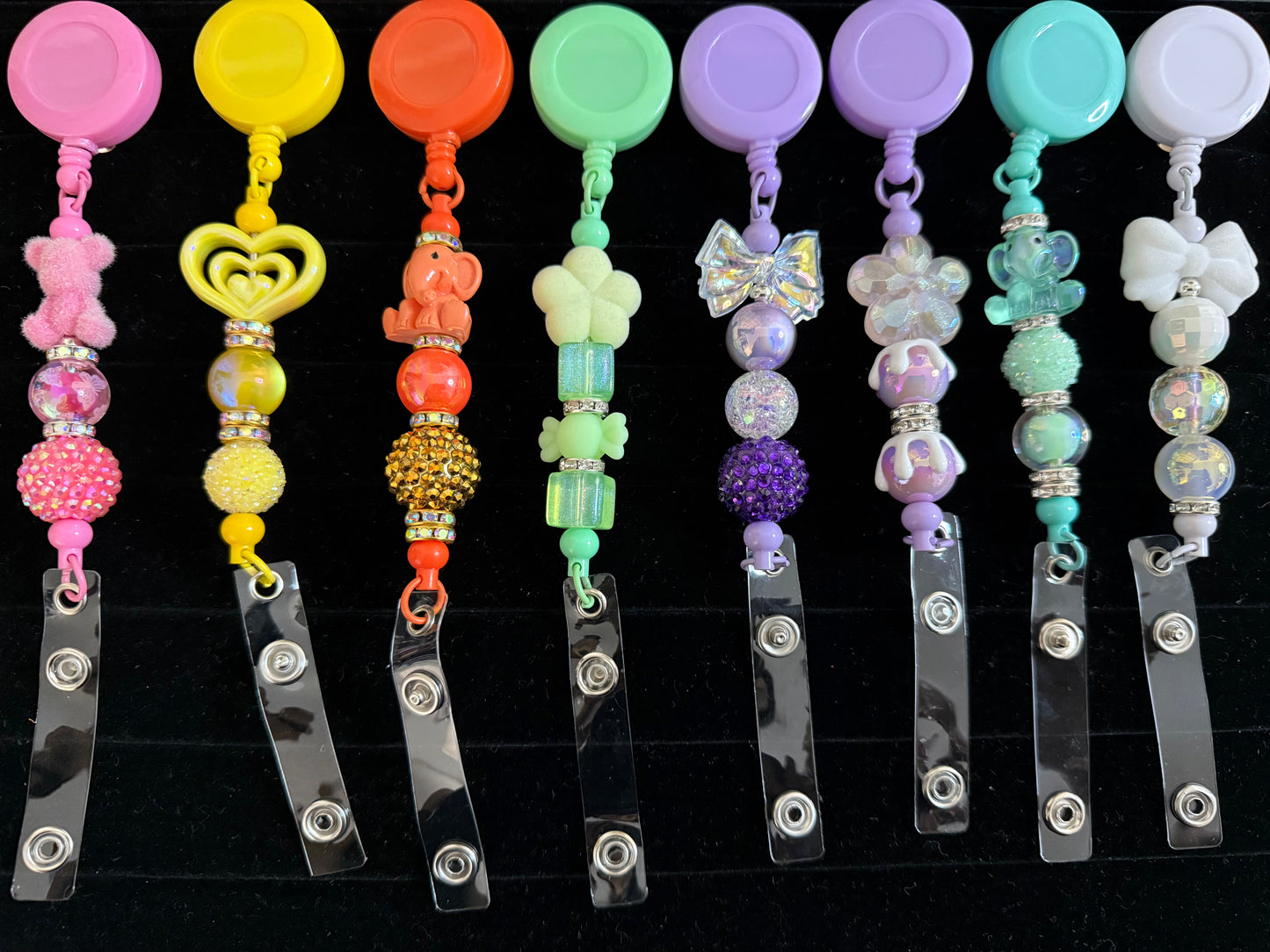 Beaded Badge Reel