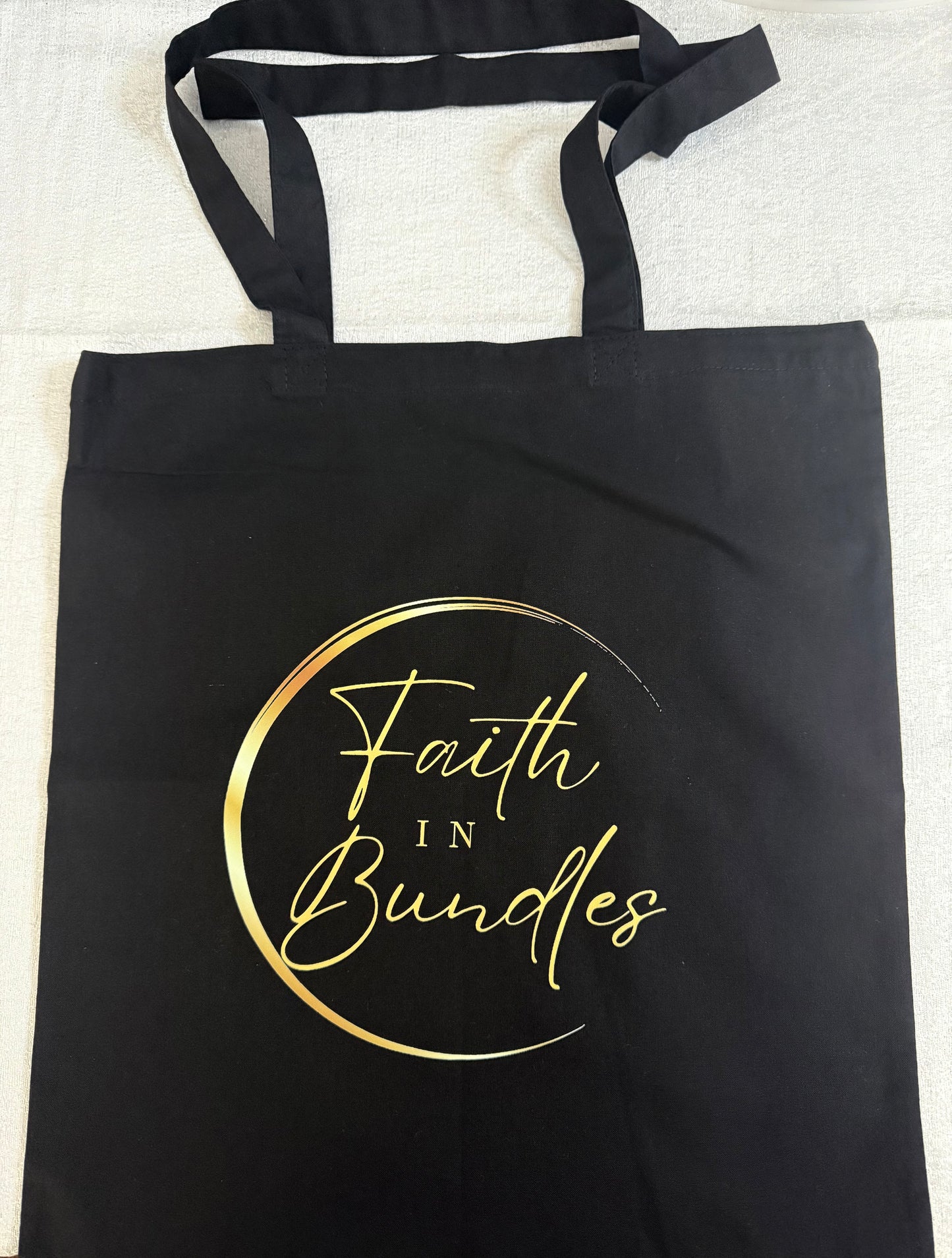 Faith in Bundles Tote Bag