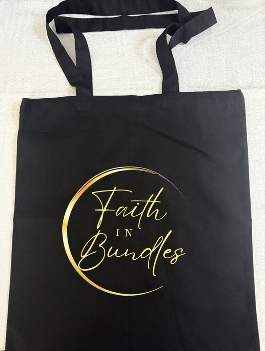 Faith in Bundles Tote Bag