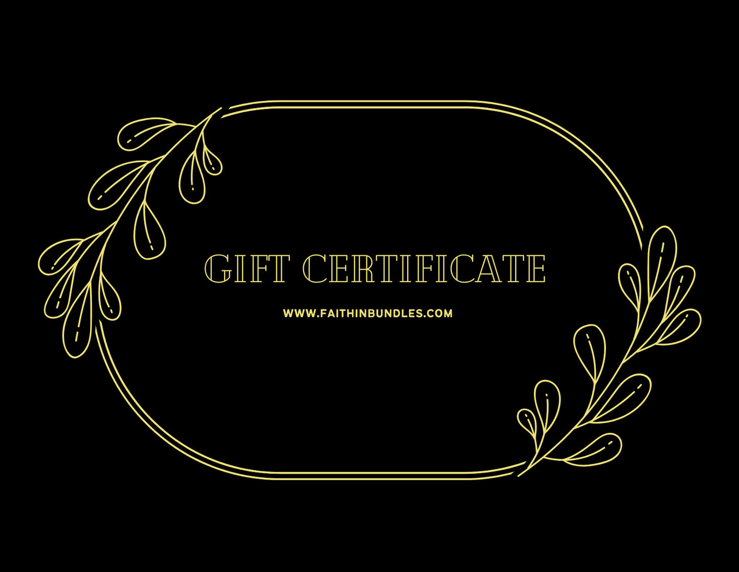 Faith in Bundles E-Gift Card